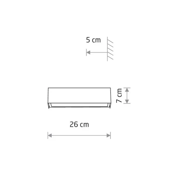 Бра, настінний світильник Nowodvorski 6350 Straight Wall LED E14 1x10W IP20 графітовий - фото №4 Бра, настінний світильник Nowodvorski 6350 Straight Wall LED E14 1x10W IP20 графітовий - фото №4