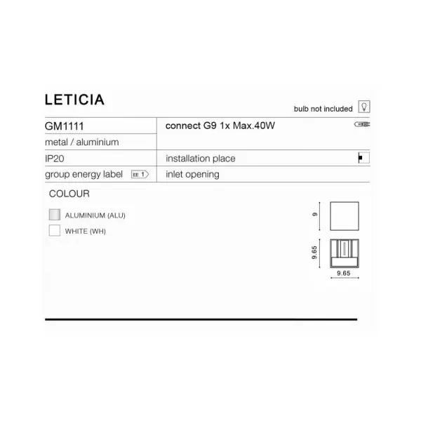 Бра, настінний світильник AZ0952 LETICIA(GM1111) - фото №2