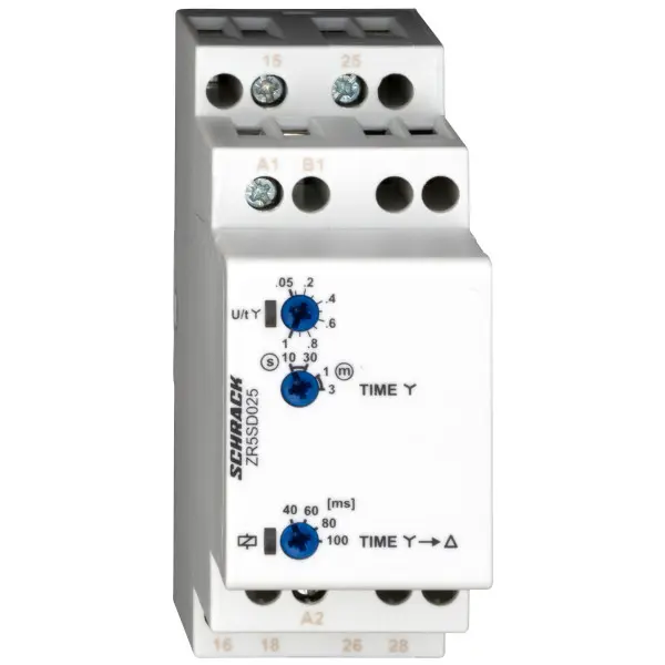 Реле часу «зірка-трикутник» Schrack ZR5SD025 12-240В АС 8А
