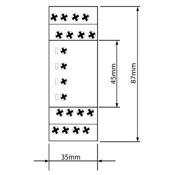 Реле часу «зірка-трикутник» Schrack ZR5SD025 12-240В АС 8А - фото №1