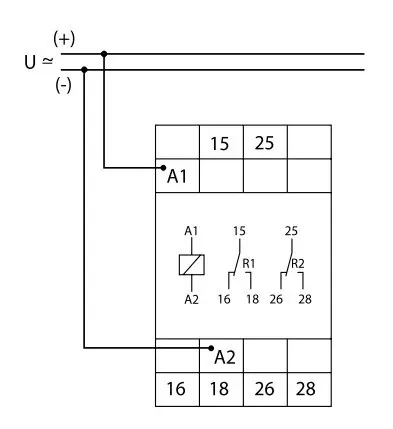 Реле часу «зірка-трикутник» Schrack ZR5SD025 12-240В АС 8А - фото №3