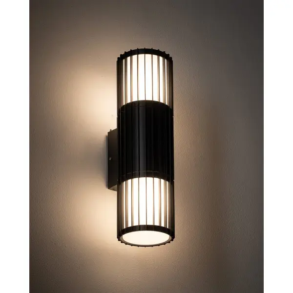 Вуличний світильник Nowodvorski 11963 Shira E27 2x25W IP54 чорний - фото №1