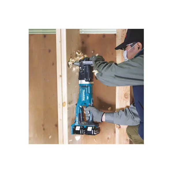 Аккумуляторная угловая дрель Makita DDA460ZK - фото №2