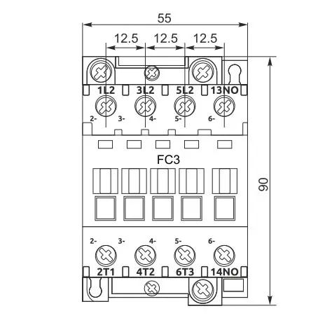 Магнітний пускач Promfactor FC-3/40А 1NO AC42В (FC30040042) - фото №1 Магнітний пускач Promfactor FC-3/40А 1NO AC42В (FC30040042) - фото №1