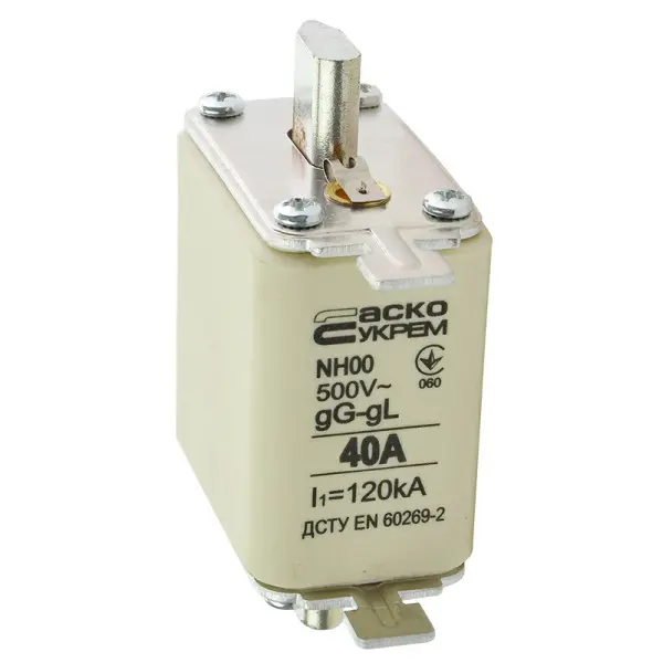 Предохранитель Аско-Укрем NH00 40A gG (A0050010011) - фото №1