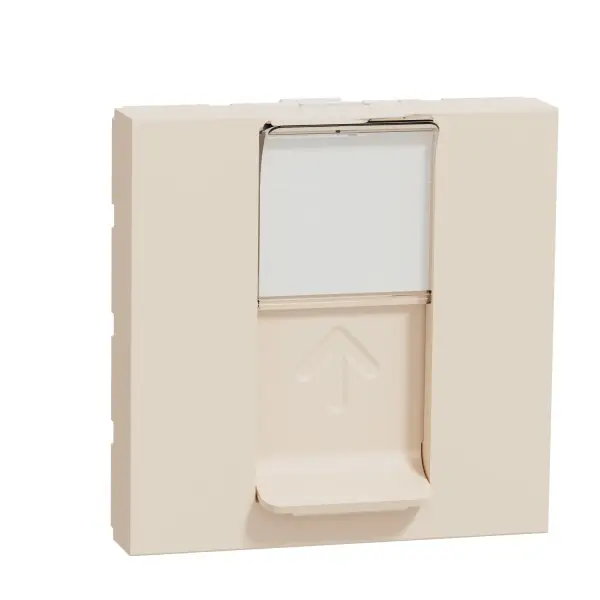 Комп'ютерна розетка RJ45 Schneider Electric Unica New NU341144 cat5 UTP 2м бежева