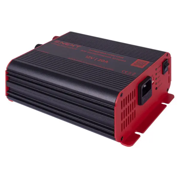 Зарядное устройство для аккумуляторных батарей E.Next e.charge.batt.stand.12.20 20А 12В (s080002) Зарядное устройство для аккумуляторных батарей E.Next e.charge.batt.stand.12.20 20А 12В (s080002)