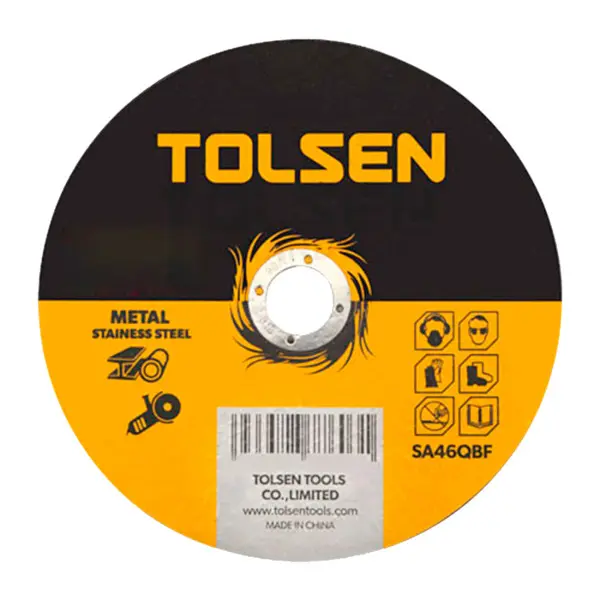 Відрізний диск з металу/нержавіючої сталі Tolsen (76105) 180х1.6х22.2мм - фото №1 Відрізний диск з металу/нержавіючої сталі Tolsen (76105) 180х1.6х22.2мм - фото №1
