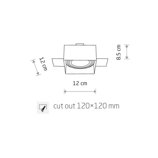 Точковий світильник Nowodvorski 9408 Mod GU10 1x15W IP20 білий - фото №1 Точковий світильник Nowodvorski 9408 Mod GU10 1x15W IP20 білий - фото №1