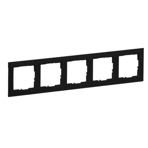 Рамка 5-постовая Legrand SUNO (чорный) 721525