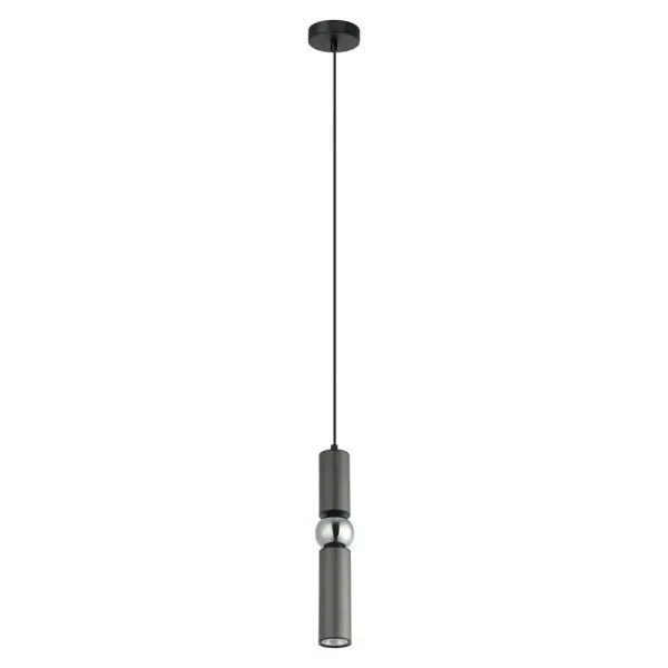 Подвесной светильник, люстра Italux PND-14290-1-GR Isidora GU10 1x25W IP20 серый Подвесной светильник, люстра Italux PND-14290-1-GR Isidora GU10 1x25W IP20 серый