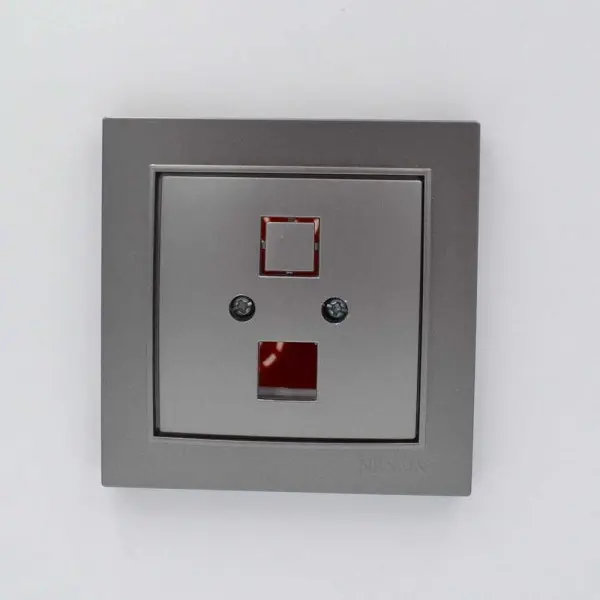 Розетка Nilson Thor антрацит комп'ютерна без модуля ( 27161042 ) - фото №1