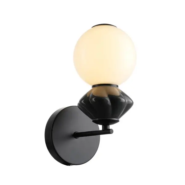 Бра, настенный светильник Italux WL-94921-1B-BK Balos LED 1x5W 3000K 550Lm IP20 черный