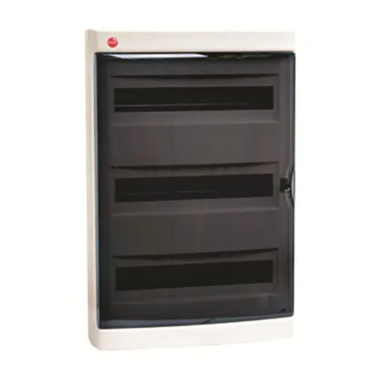 Щит настінний 54 мод. з дверцятами RAL9001 Ram Base, DKC