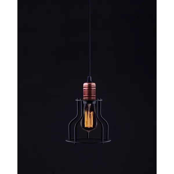 Подвесной светильник, люстра Nowodvorski 6336 Workshop E27 1x25W IP20 черный - фото №1 Подвесной светильник, люстра Nowodvorski 6336 Workshop E27 1x25W IP20 черный - фото №1