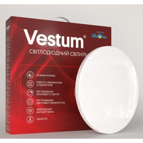 Потолочный светильник Vestum SIMPLE звездное небо 72Вт 375x60мм 3000-6500К 5600Лм с пультом - фото №1