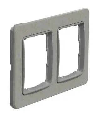 Рамка подвійна Schneider Electric Sedna Elements бетон SDD390802 - фото №1