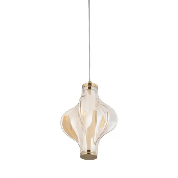 Підвісний світильник, люстра TK Lighting 18212 Elva LED 1x8W 3000K 1032Lm IP20 латунний - фото №4 Підвісний світильник, люстра TK Lighting 18212 Elva LED 1x8W 3000K 1032Lm IP20 латунний - фото №4