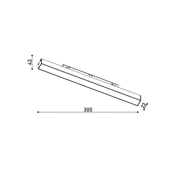 Магнитный трековый светильник Kloodi KDMG-LINE300 PC 12W 4K BK LED 960Lm IP20 черный - фото №3 Магнитный трековый светильник Kloodi KDMG-LINE300 PC 12W 4K BK LED 960Lm IP20 черный - фото №3