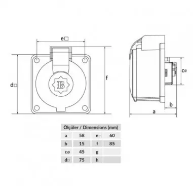 Станковый разъем Bemis BP1-1402-2410 1х16А каучуковый (6.1.92746) - фото №1 Станковый разъем Bemis BP1-1402-2410 1х16А каучуковый (6.1.92746) - фото №1