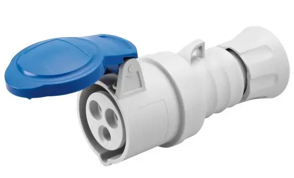 Переносний роз`єм GEWISS IP44 2P+E 32A 230В (GW62015H) Переносний роз`єм GEWISS IP44 2P+E 32A 230В (GW62015H)