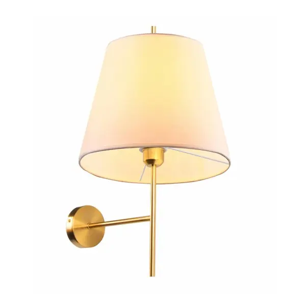 Бра, настінний світильник Goldlux 325495 Elena E27 1x20W IP20 білий - фото №2