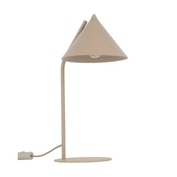 Настільна лампа TK Lighting 16210 Cono E27 1x15W IP20 бежева Настільна лампа TK Lighting 16210 Cono E27 1x15W IP20 бежева