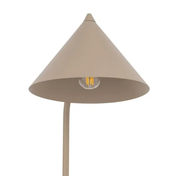 Настільна лампа TK Lighting 16210 Cono E27 1x15W IP20 бежева - фото №2 Настільна лампа TK Lighting 16210 Cono E27 1x15W IP20 бежева - фото №2