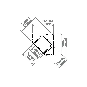LED-профіль KLUS 45-ALU, 2 метри (KLUS_A04023A_2) - фото №4 LED-профіль KLUS 45-ALU, 2 метри (KLUS_A04023A_2) - фото №4