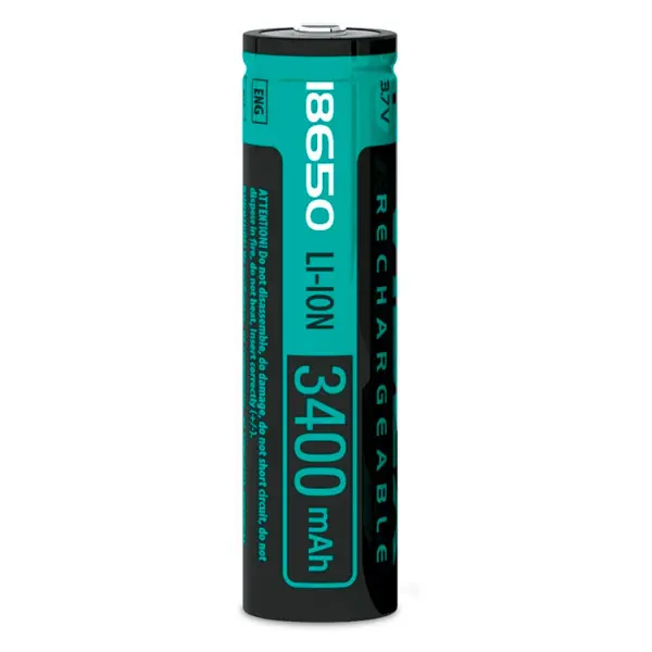 Литий-ионный аккумулятор Videx 18650-P 3400мАч (18650-P/3400/1CB) с защитой 1 шт