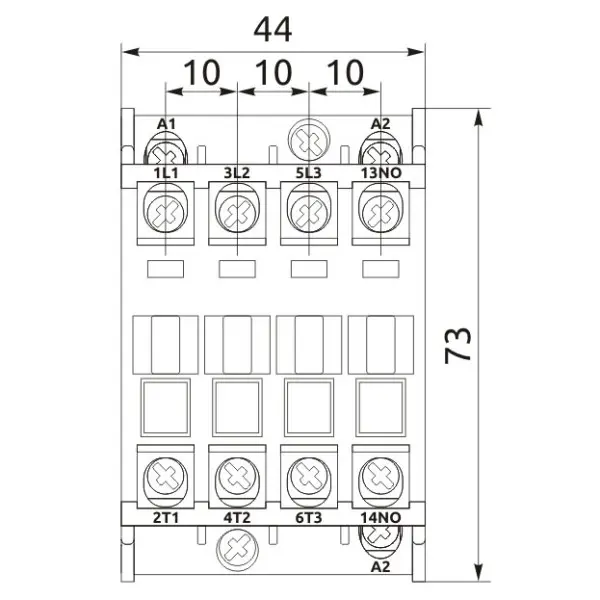 Контактор Promfactor FC-1/12А 1NO AC36В (FC10012036) - фото №1 Контактор Promfactor FC-1/12А 1NO AC36В (FC10012036) - фото №1