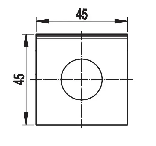 Універсальний сталевий з'єднувач струмопровідного прута DKC NG3103 Ø8мм - фото №2