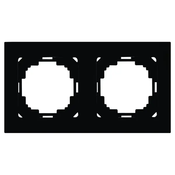 Рамка Nilson Touran черная 2-я ( 24220092 ) - фото №1