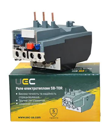 Реле электротепловое UEC SB-TOR 0,1-0,16А - фото №1