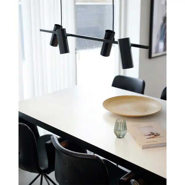 Подвесной светильник, люстра Nordlux 2213423003 Alanis GU10 4x15W IP20 черный - фото №1