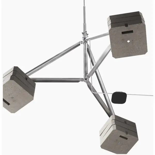 Молниеприемник с трехногой Leo Lightman 7м Al/Ni (408706) - фото №2