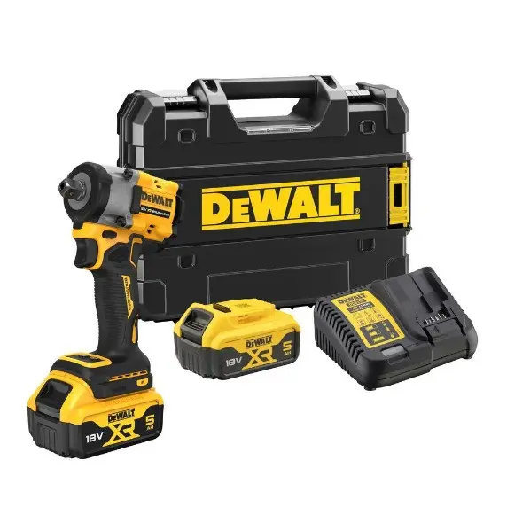 Ударний гайкокрут безщітковий DeWALT DCF922P2T XR Li-Ion 18В 610Нм 5Аг 2500об/хв