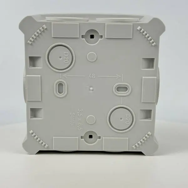 Коробка розподільча СКІМ K115 114х114х54 сіра IP65 ( B1102008 ) - фото №3