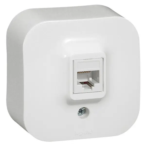Розетка RJ45 кат 5е UTP Legrand Forix белая