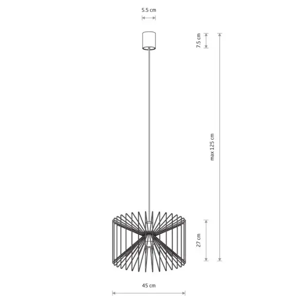 Подвесной светильник, люстра Nowodvorski 6768 Ness E27 1x25W IP20 черный - фото №3 Подвесной светильник, люстра Nowodvorski 6768 Ness E27 1x25W IP20 черный - фото №3