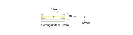 LED стрічка COLORS 192-24V-IP33 13W 1310Lm 3000K 5м (FD192-24V-10mm-WW) - фото №1 LED стрічка COLORS 192-24V-IP33 13W 1310Lm 3000K 5м (FD192-24V-10mm-WW) - фото №1