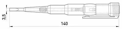Индикатор-тестер E.Next e.tool.test08 140х35 шлиц АС/DC70-250В (t001108) - фото №1 Индикатор-тестер E.Next e.tool.test08 140х35 шлиц АС/DC70-250В (t001108) - фото №1