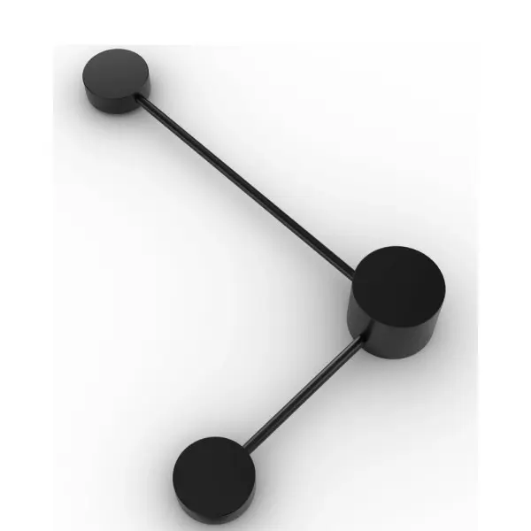 Бра, настінний світильник Goldlux 326294 Joy GX53 2x6W 4000K 660Lm IP20 Bk - фото №3