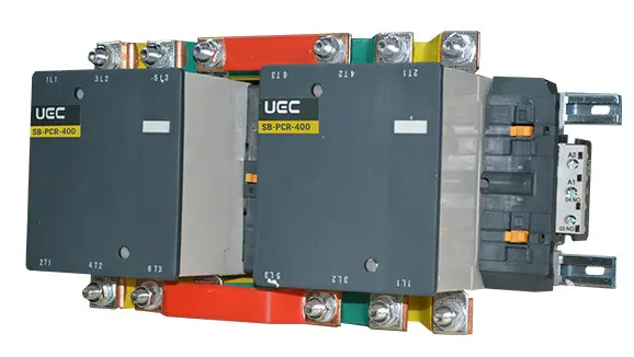 Контактор реверсивный UEC SB-РCR-400 400А 220В/АС3 (PCR6-SB-400-220) - фото №1