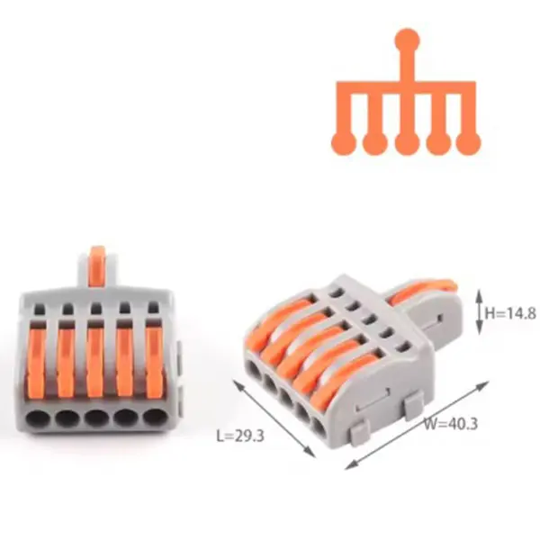 Прохідна клема TOSUNlux PCT-15 32А 400В (6931934238440) - фото №1 Прохідна клема TOSUNlux PCT-15 32А 400В (6931934238440) - фото №1