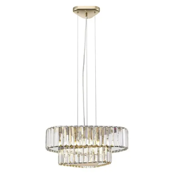 Люстра Zuma Line P0496-04G-F7AC Helios G9 4x33W IP20 золотая (5907925003770)