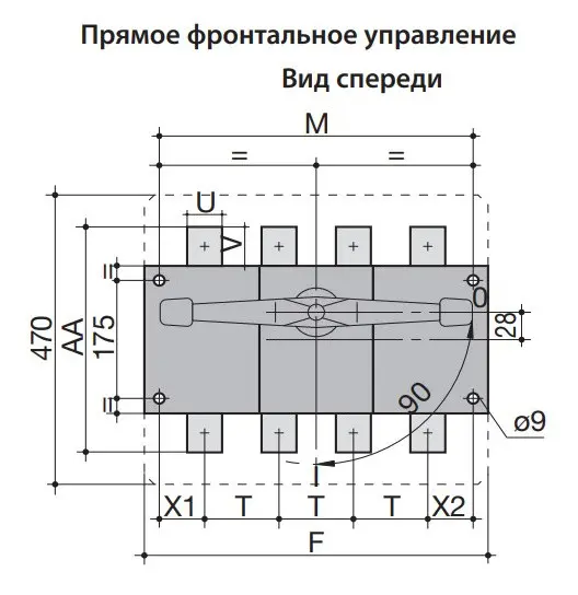 Выключатель нагрузки ETI 004661457 LBS 3P 1600 («1-0» 1600А) - фото №3 Выключатель нагрузки ETI 004661457 LBS 3P 1600 («1-0» 1600А) - фото №3