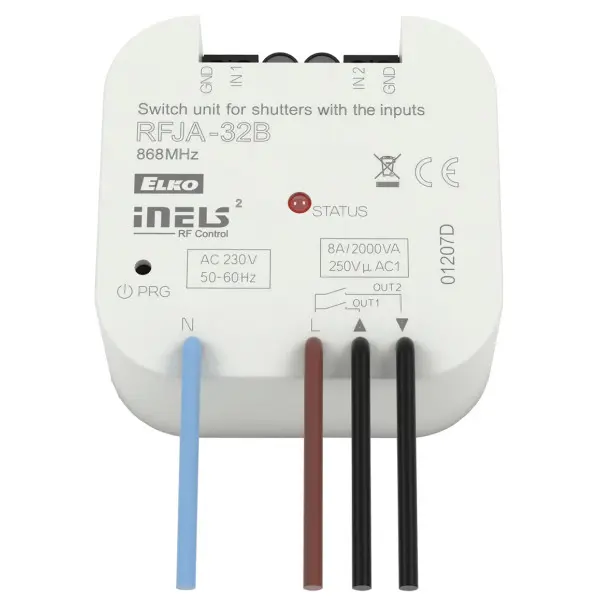 Элемент управления жалюзи Elko-Ep RFJA-32B/230В