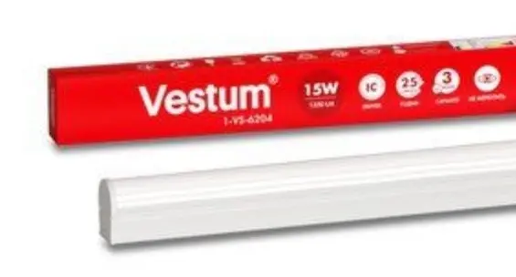 Меблевий LED світильник Vestum 1-VS-6204 15Вт 4500K 220В - фото №1