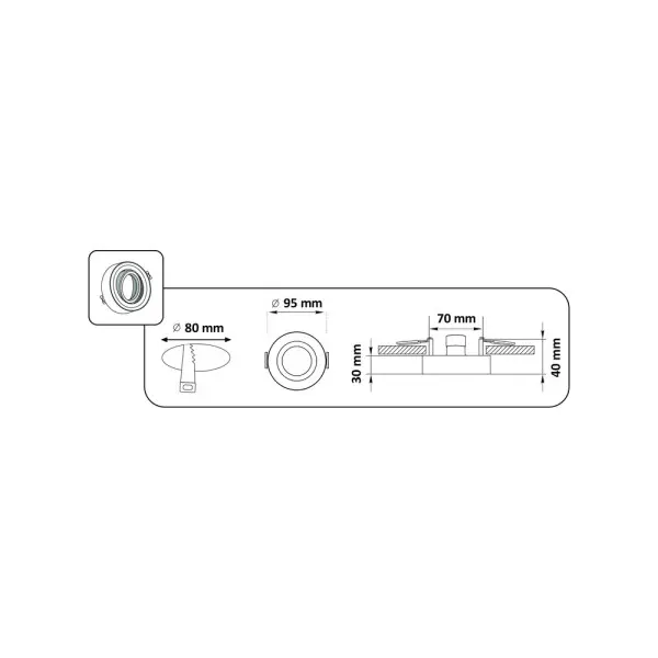 Точечный светильник Goldlux 319876 Gaja GU5.3 1x12W IP20 WH - фото №3 Точечный светильник Goldlux 319876 Gaja GU5.3 1x12W IP20 WH - фото №3